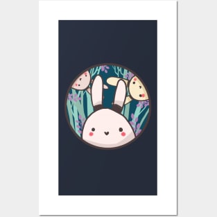 Three cute bunnies Posters and Art